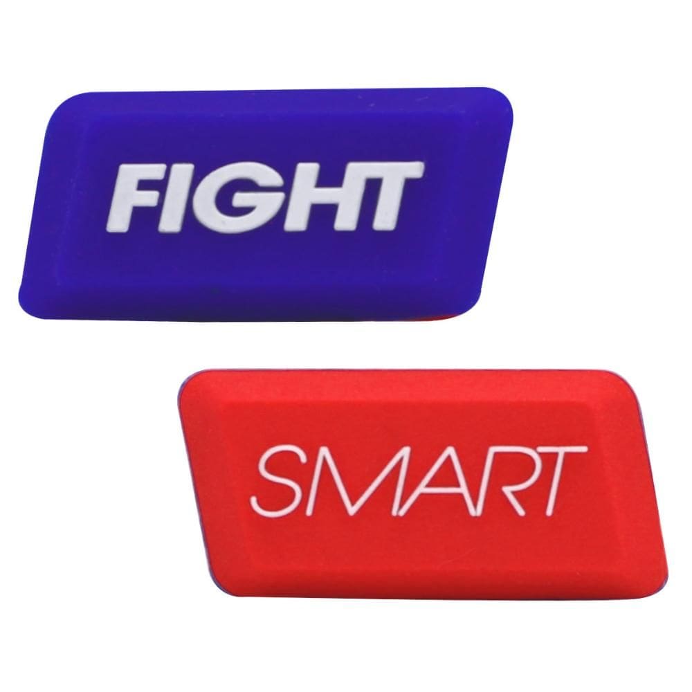 Antivibrador Tecnifibre Spirit Fight Smart Com 02 Unidades Azul Vermelho e Branco
