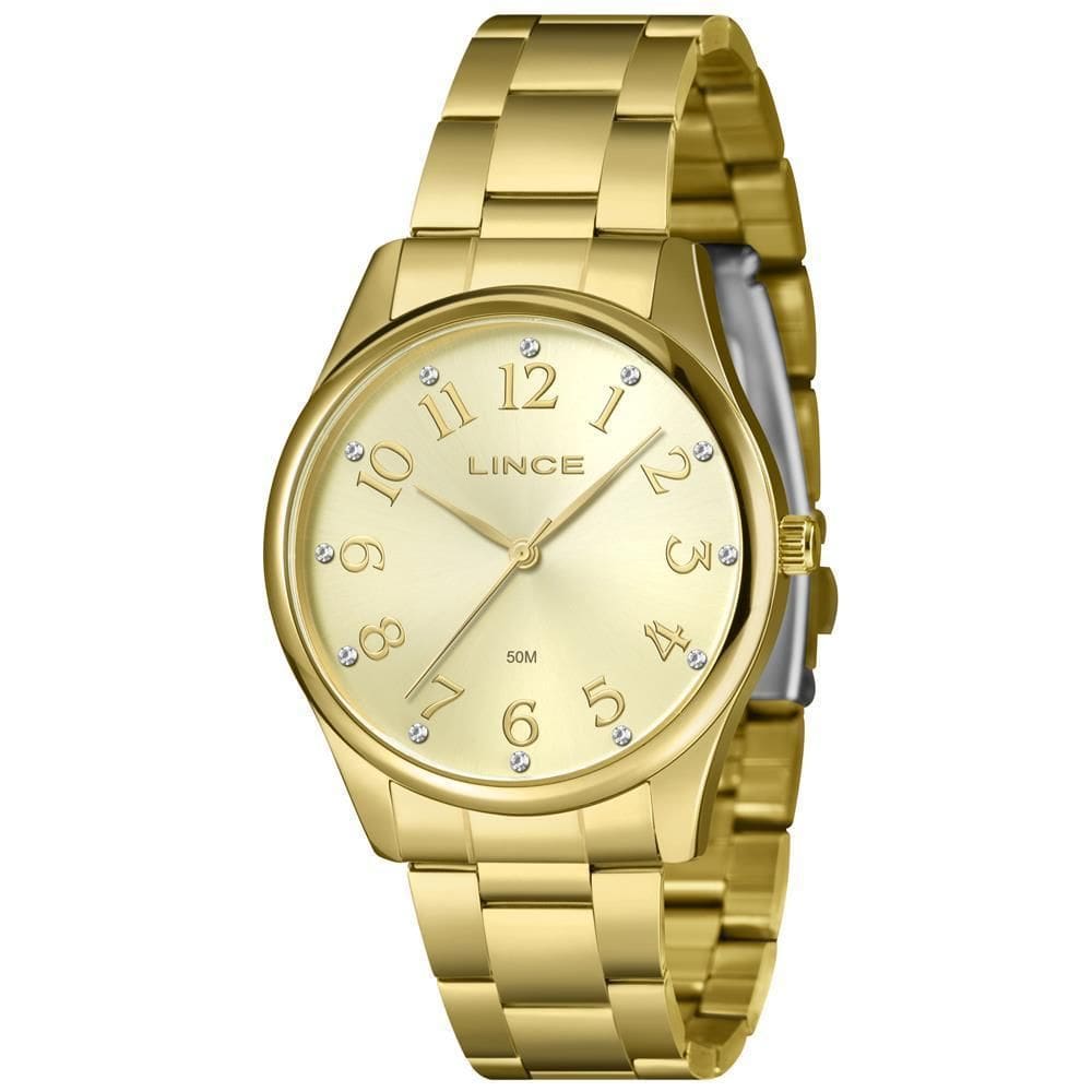 Relógio Lince Feminino Ref: Lrgj177L40 C2Kx Casual Dourado