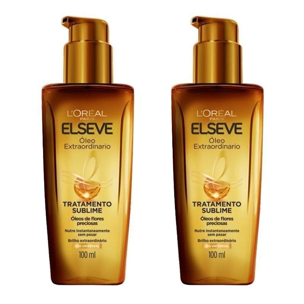 KIT 2 Óleos Extraordinário Elseve Loreal Paris 100ml