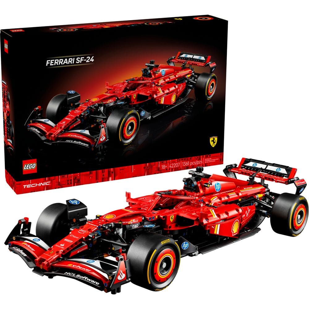 Lego Technic F1 Ferrari SF24 42207 com 1361pcs