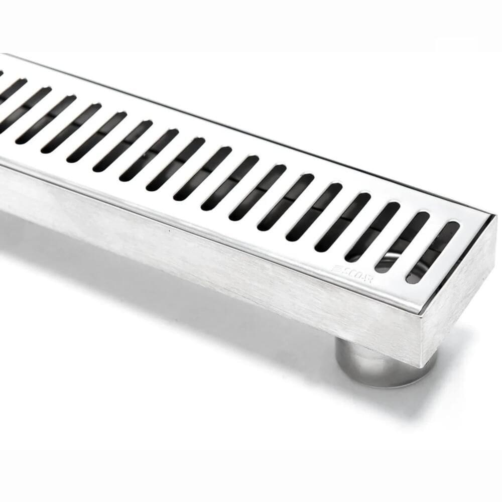 Ralo Linear com Caixilho 90cm Scoar em Aço Inox