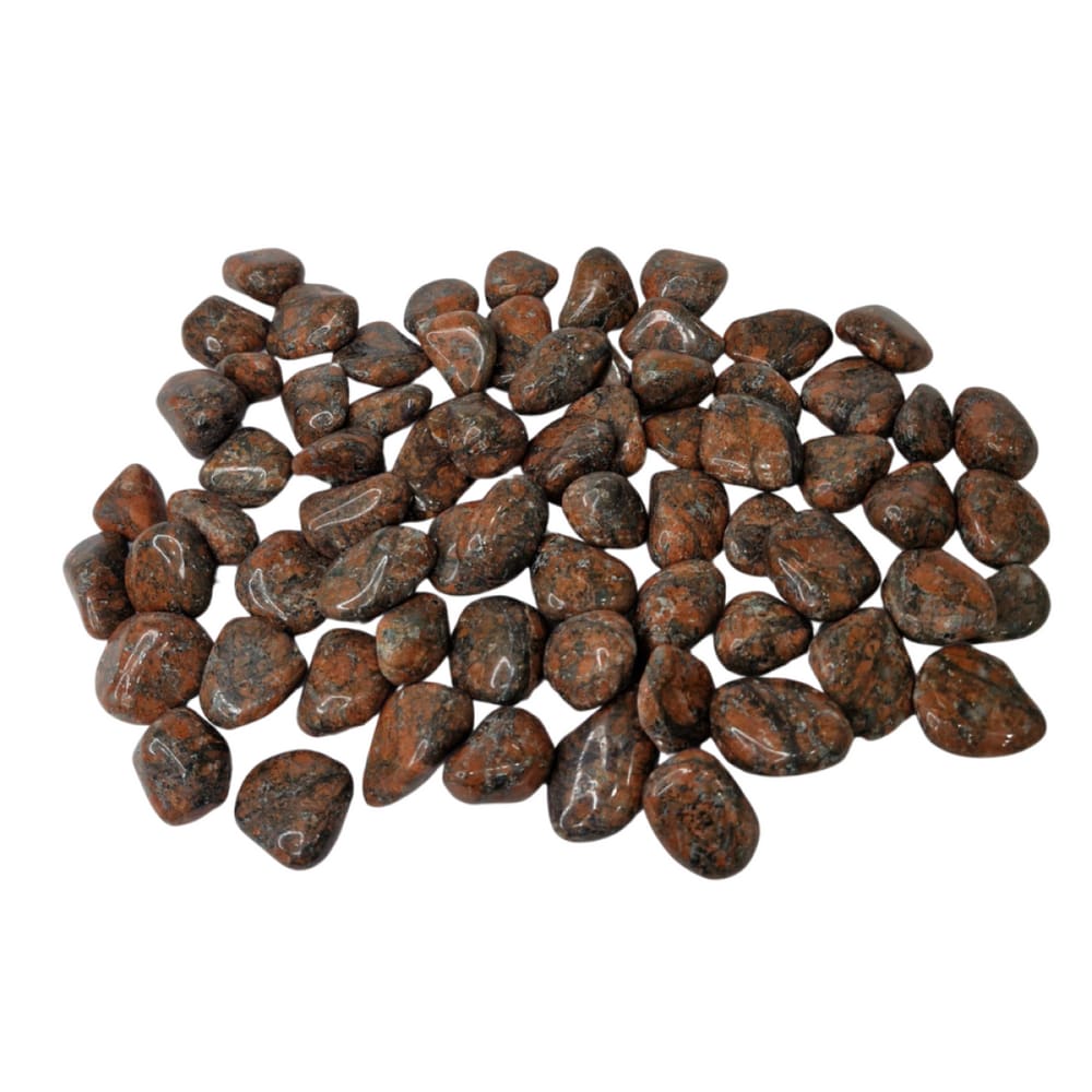 Pedra Calcita Laranja 1 a 2 cm Rolada 1 Kg Natural