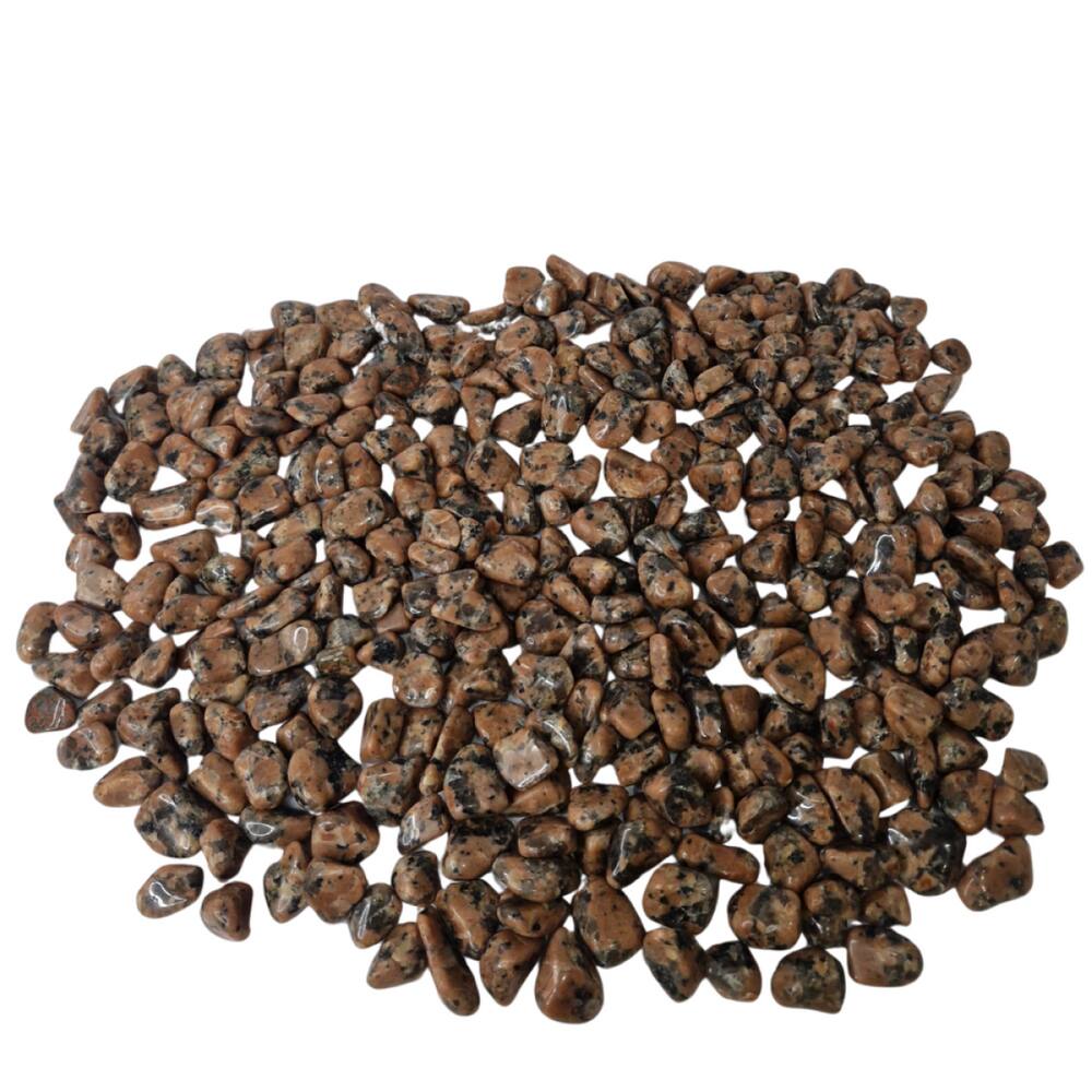 Pedra Calcita Orquídea 0,2 a 1 cm Rolada 1 Kg Natural