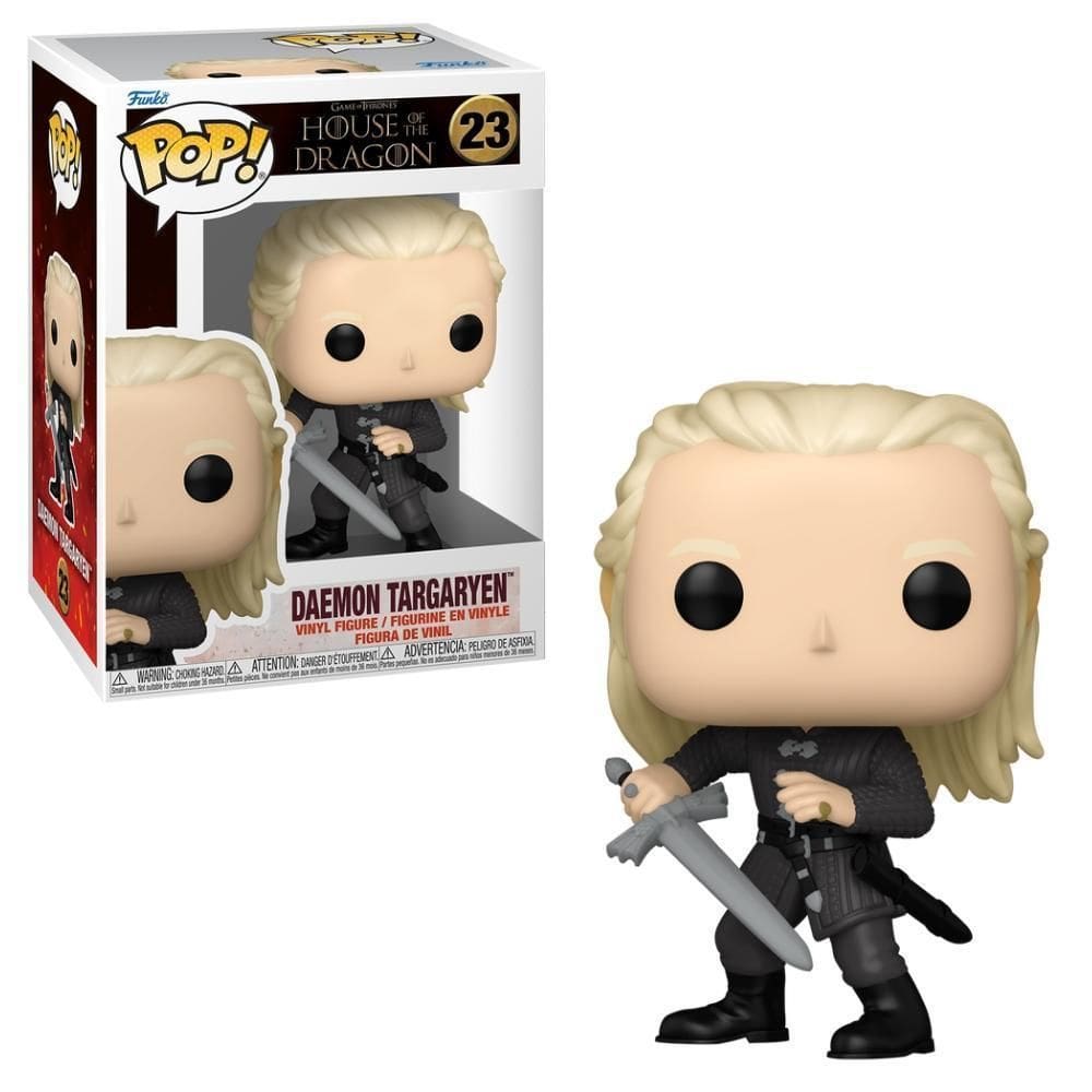 Boneco Funko Pop A Casa Do Dragão - Daemon Com Espada