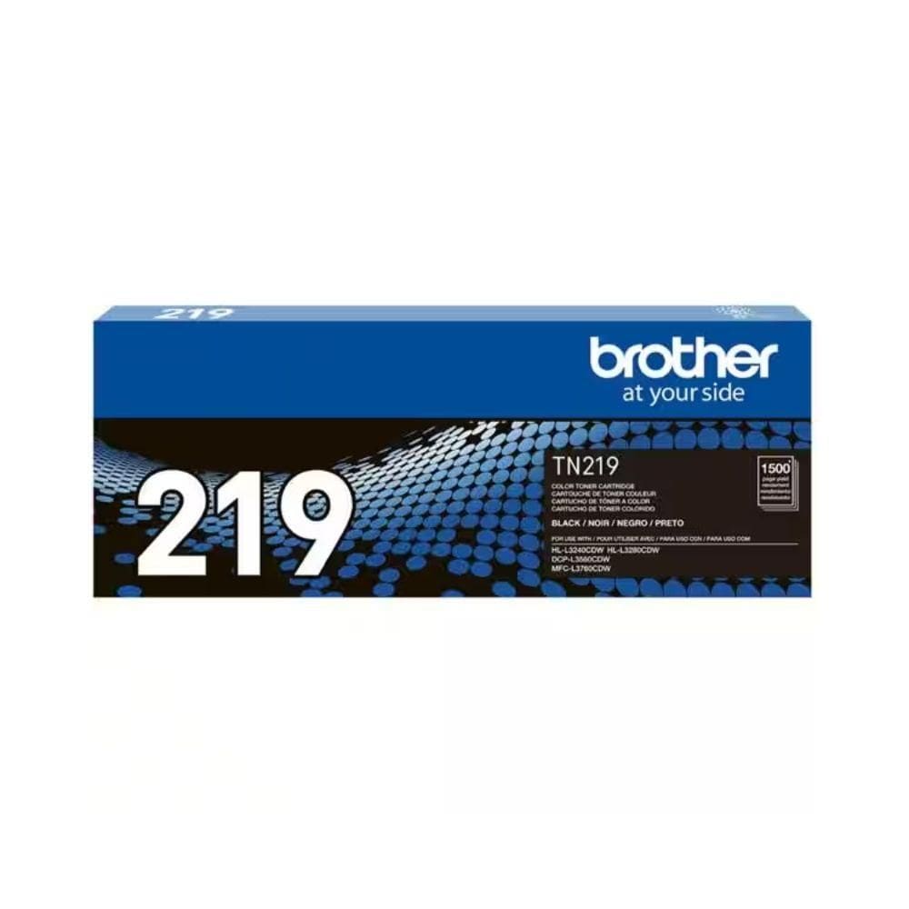Cartucho de Toner TN219BKBR de rendimento padrao, Preto, Brother - CX 1 UM