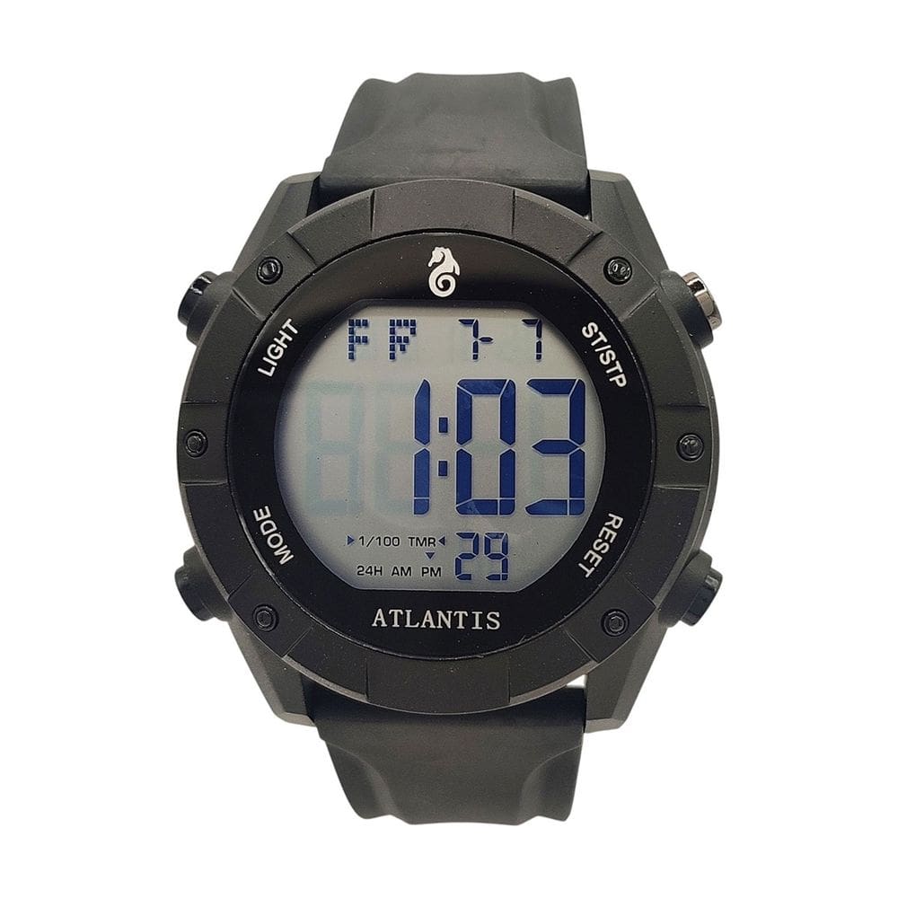 Relógio Atlantis Digital Esportivo Bonito Resistente 5atm