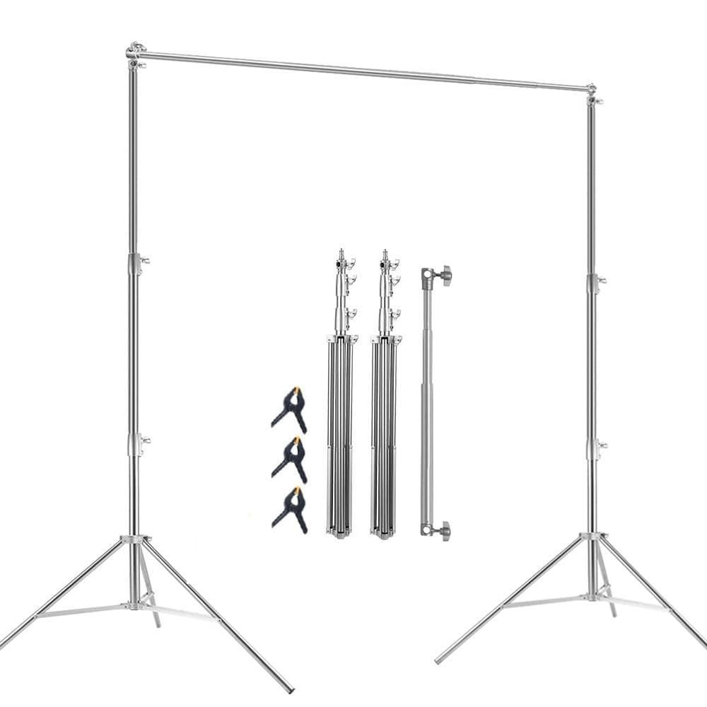 Suporte Fundo Infinito Sl280-Bs150 Estande Aço Inox Estúdio