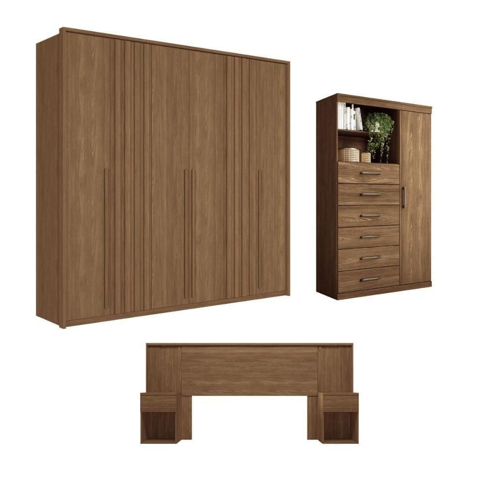 Jogo De Quarto Completo Toronto Jatoba