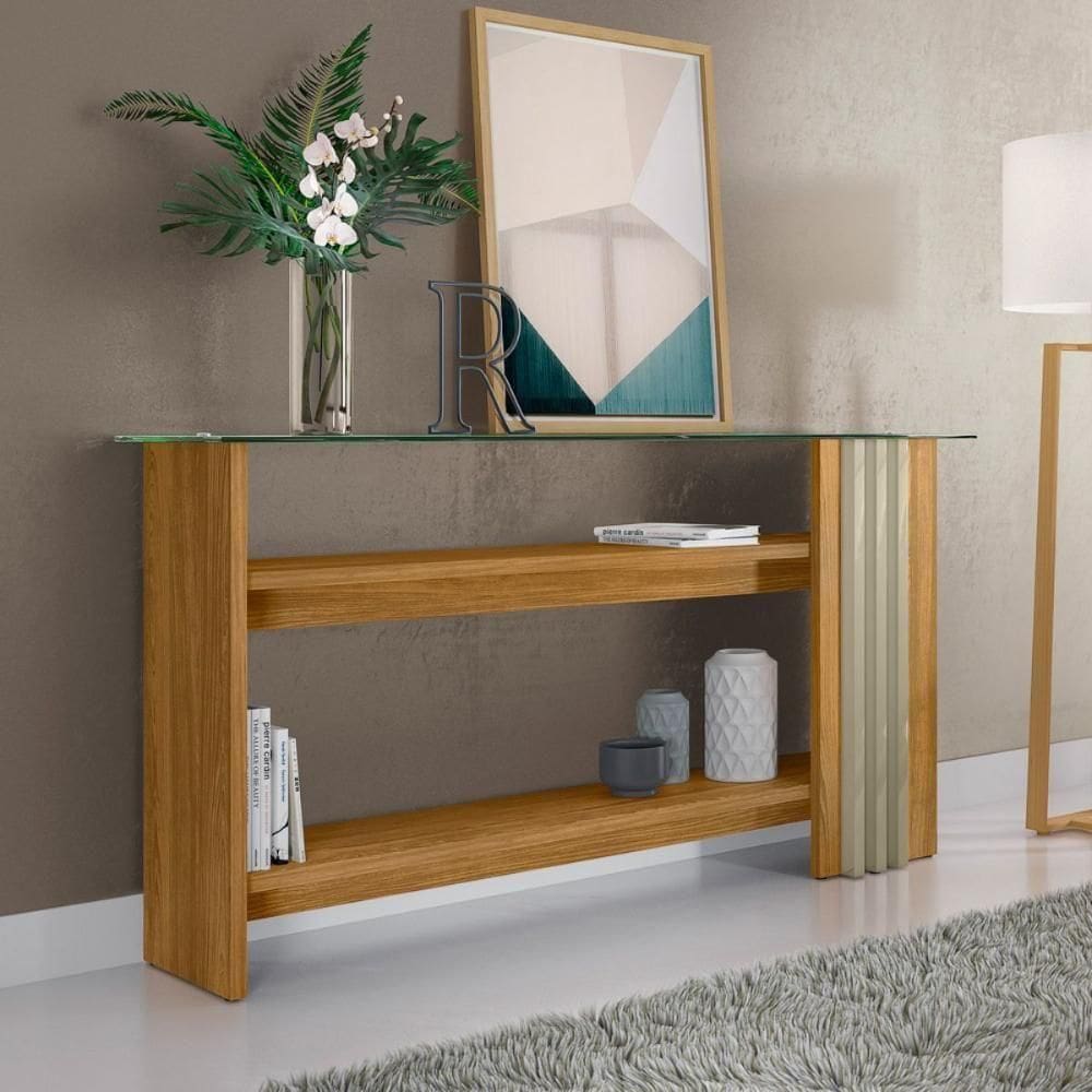 Kit Aparador E Mesa Centro Belgrado Cumaru Opala