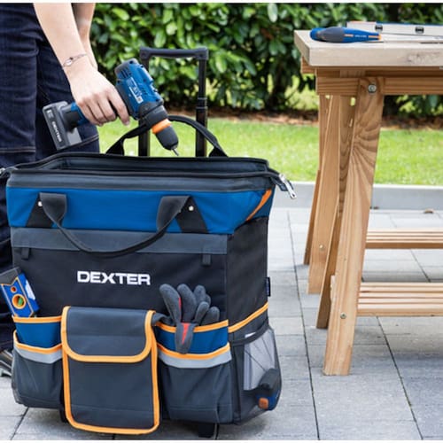 Bolsa Carrinho Ferramentas Mala Profissional 44x25x41cm Extra