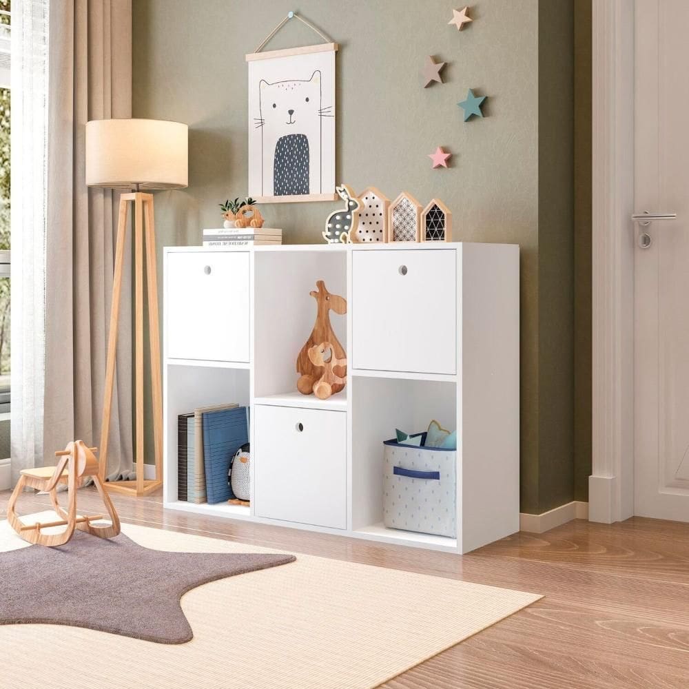 Organizador Estante para Quarto Infantil Branco