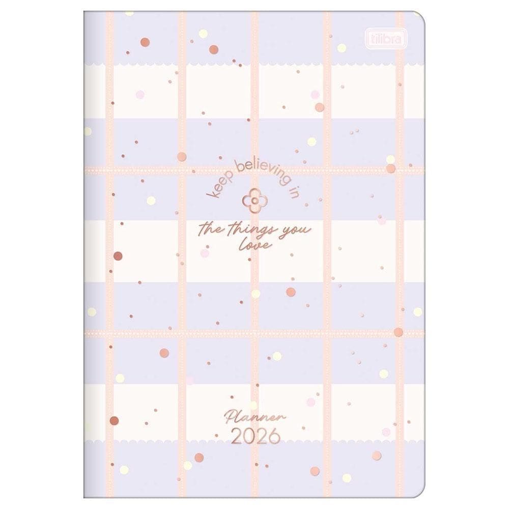 Planner Mensal 2026 Grampeado M7 Soho Linhas Tilibra