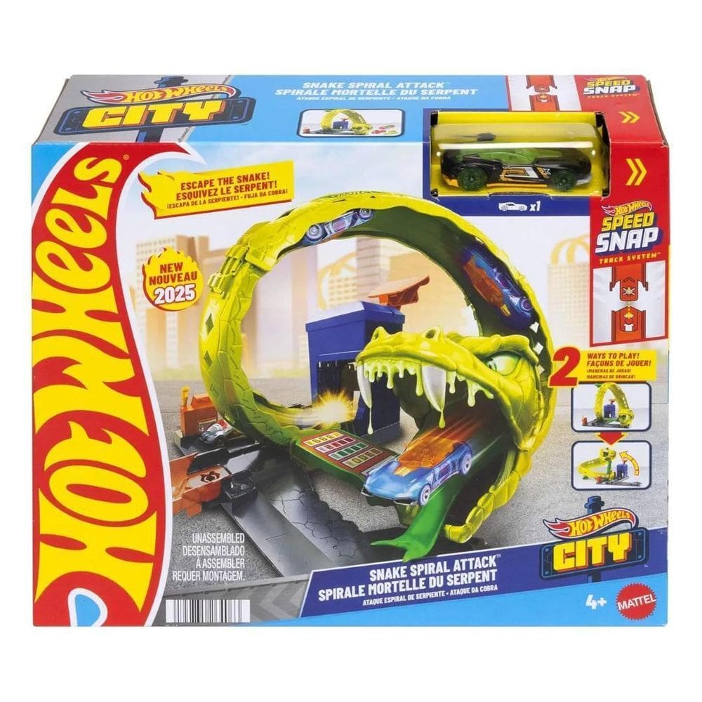 Pista Hot Wheels Ataque Da Cobra City - Mattel Jbm63