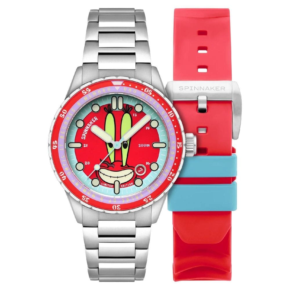 Relógio Spinnaker Hass Automatic Mr. Krabs Red 25Th Limited
