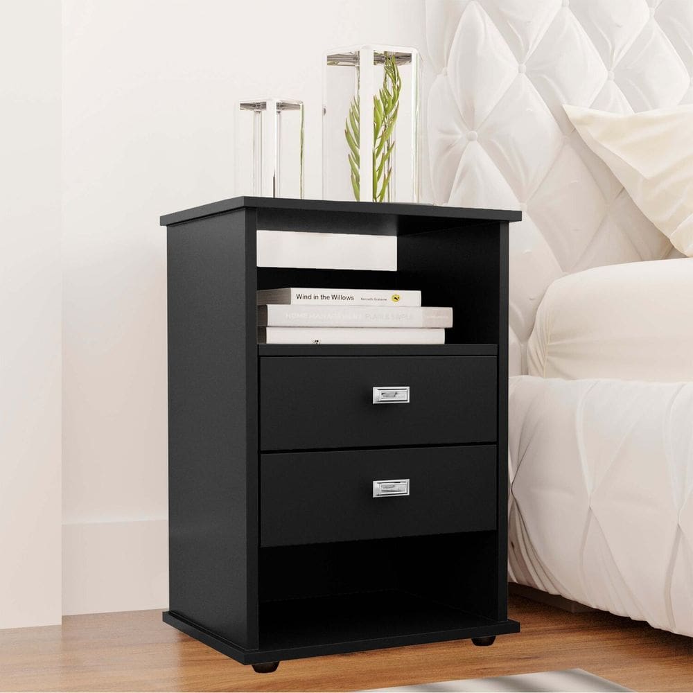 Mesa para Cabeceira 65 X 38cm Londres Preto