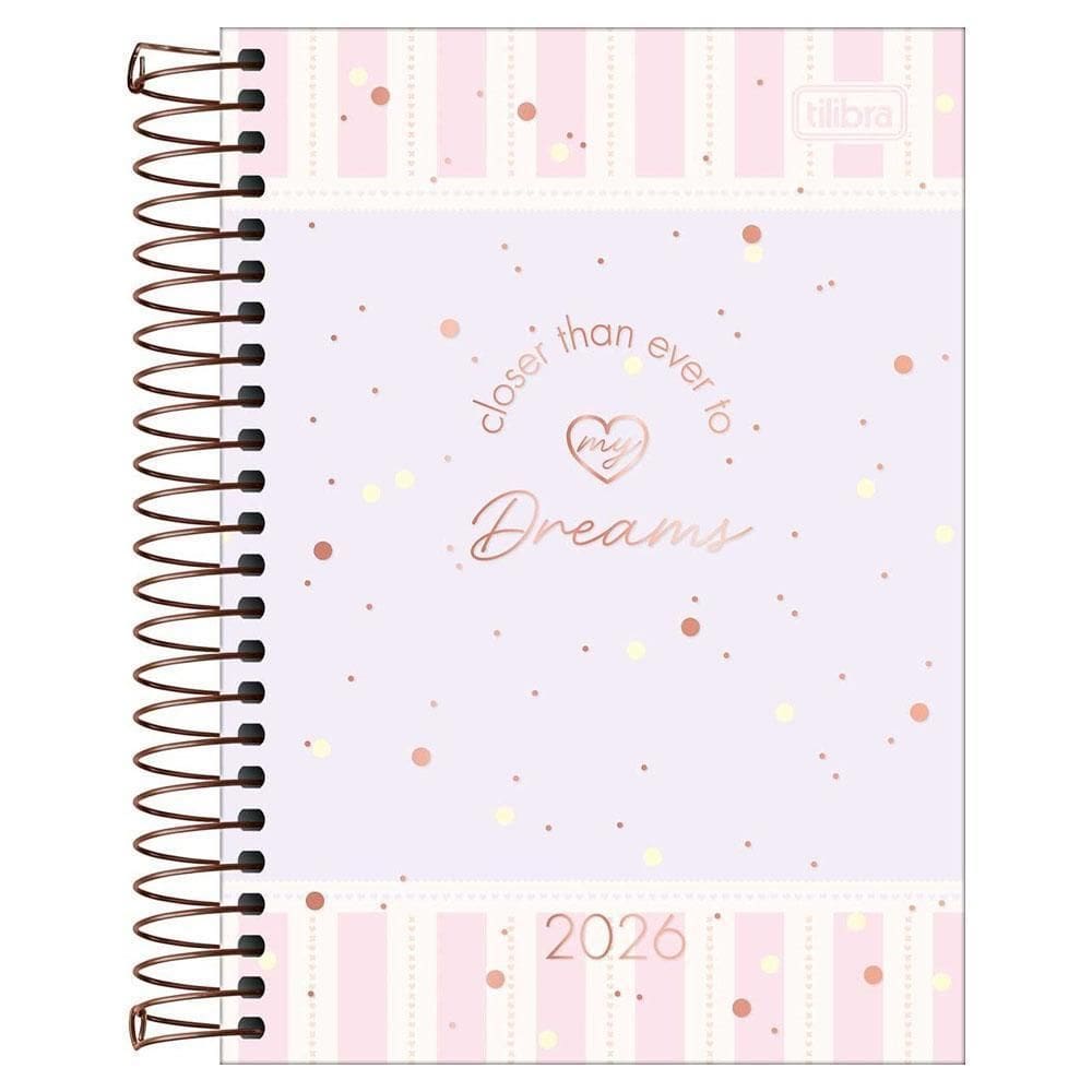 Agenda Diária 2026 Espiral M5 176Fls Soho Linhas Tilibra