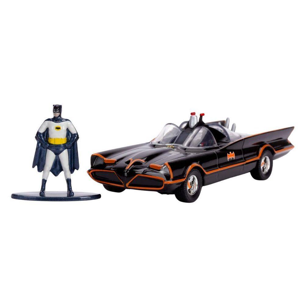 Miniatura Batmóvel 1/32 1966 Com Boneco - Jada Toys