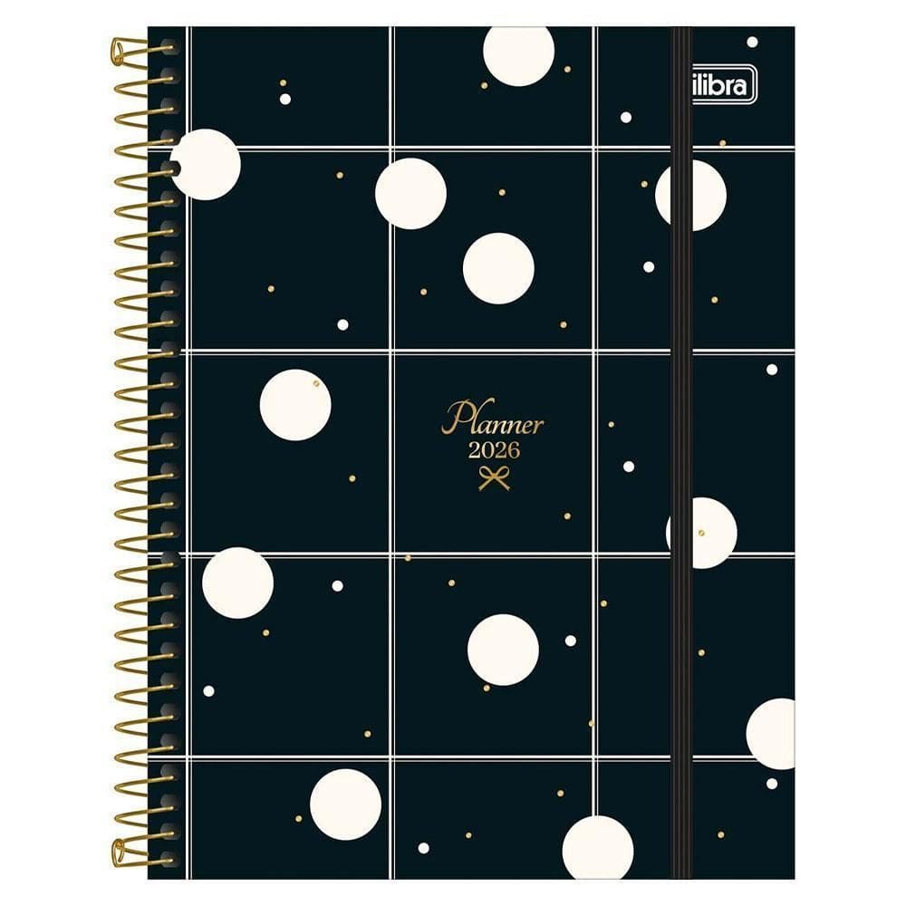 Planner Semanal 2026 Espiral M7 West Village Linhas Tilibra
