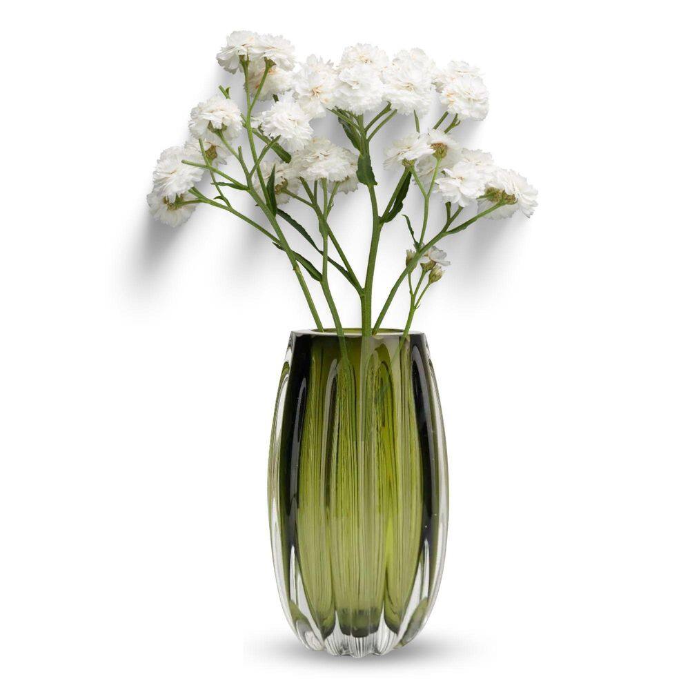 Cachepot De Murano Importado Vaso Decoração Grande Verde