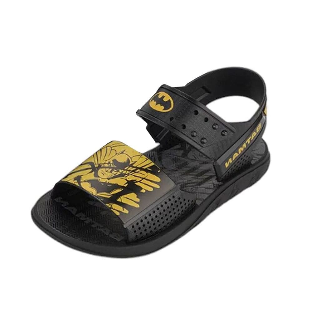 Sandalia Papete Infantil Menino Batman com Batmochila 23118