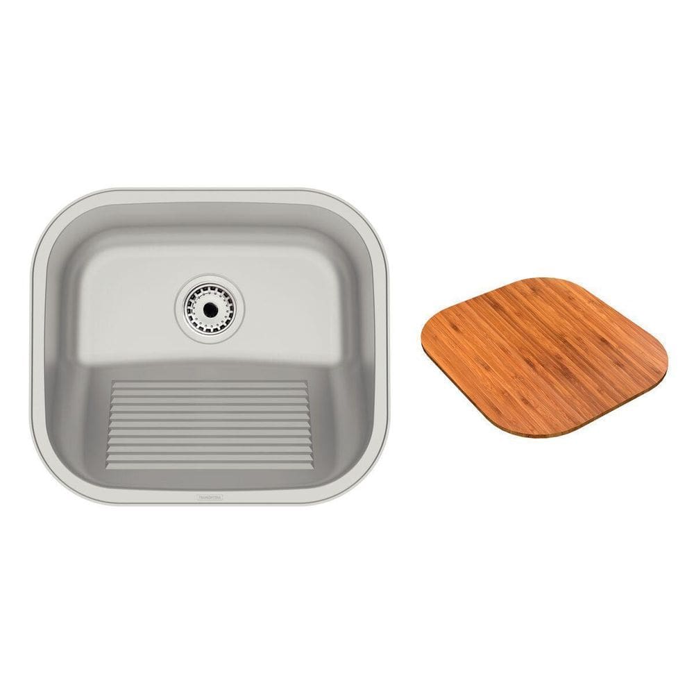 Tanque Tramontina Compact 40X35 Inox +Tabua