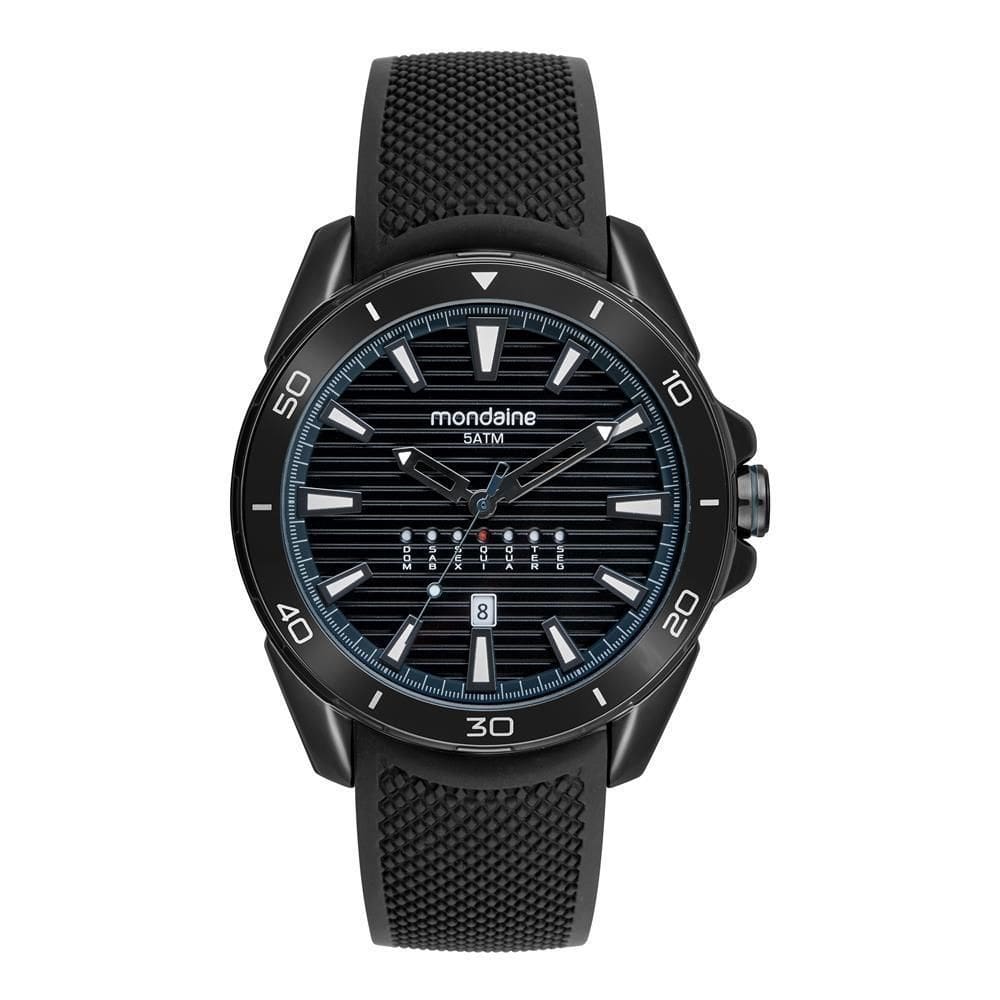 Relogio Mondaine Masculino Ref: 32896Gpmvpi2 Esportivo Black