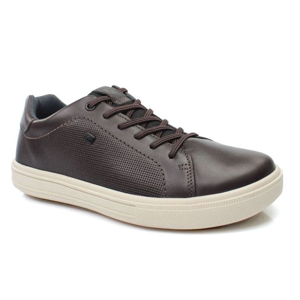 Sapatênis Em Couro Masculino Pegada 111501-04