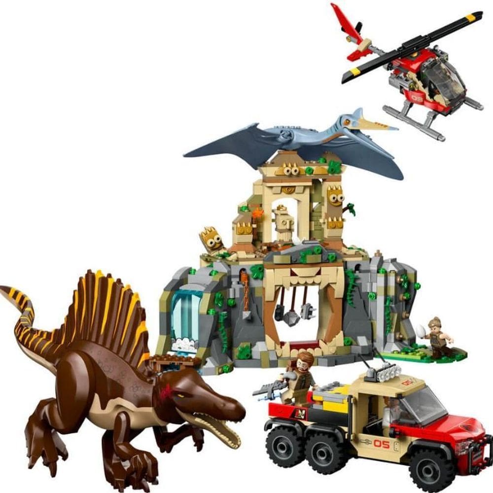 Jurassic World Spinosaurus E Quetzalcoatlus Lego 76976 | Extra