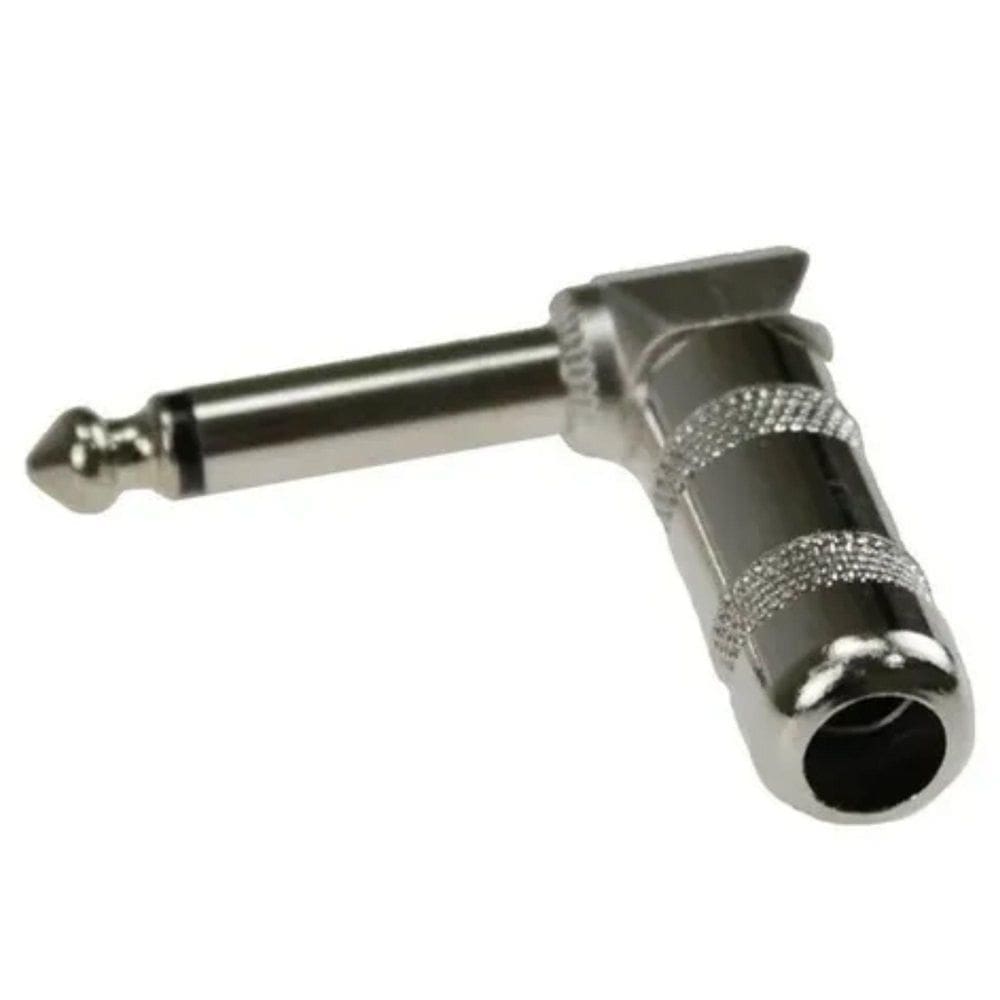 Plug Conector P10 Em L 90 Graus Mono Macho Le-5594
