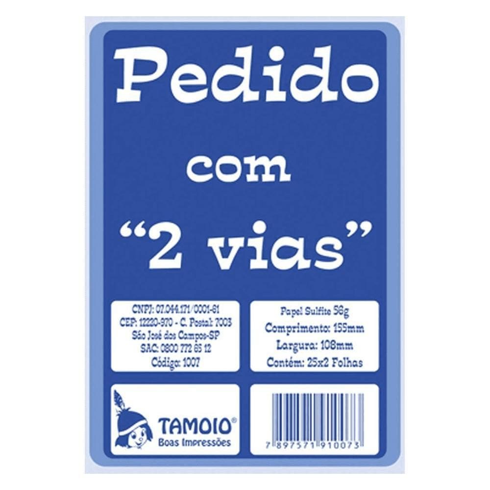 Bloco Pedido 1/36 Tamoio 2 Vias 25X2 Folhas 1007