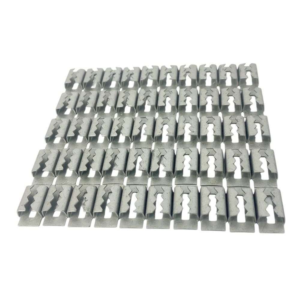 Kit De 50 Unidades Presilha Metal Parachoque Grade Strada