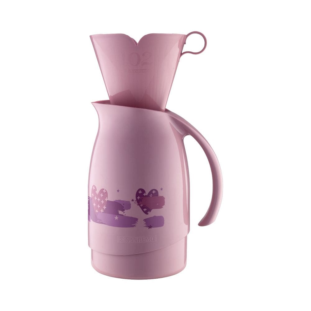 Garrafa Térmica Café 700ml Bule Suporte Porta Filtro 102