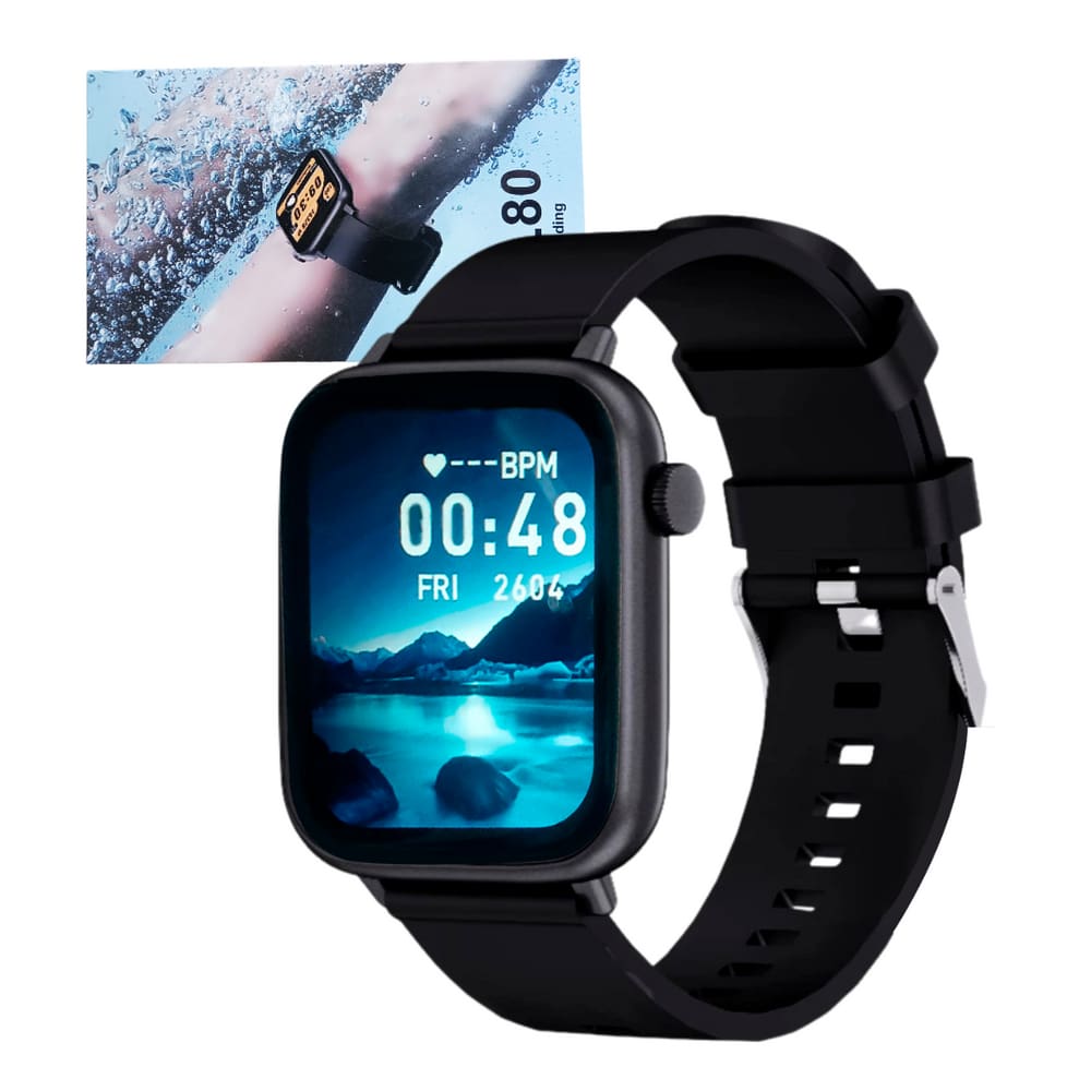 Relógio Prova Dágua Smartwatch X12 1.83" Chamadas Batimentos