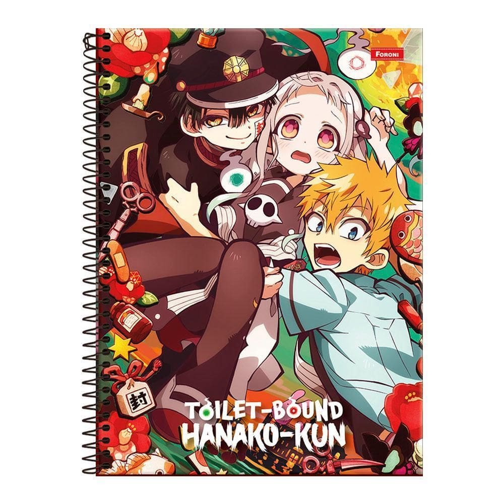 Caderno 1 Matéria 80Fls Hanako Kun Nene Kou Foroni