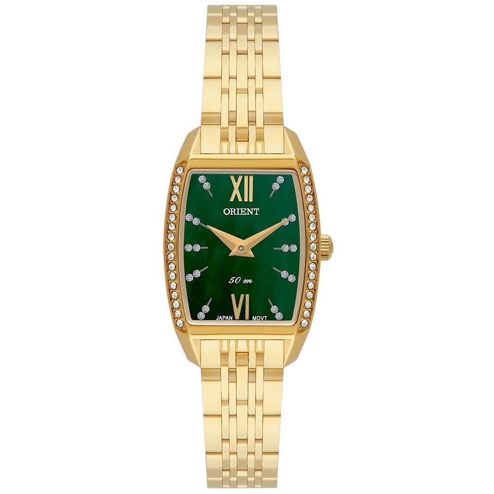 Relógio Orient Feminino Ref: Lgss0069 E3Kx Retangular