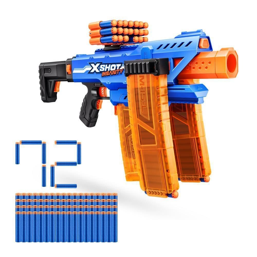 Lançador De Dardos X-Shot Insanity Motorized Clip Mania