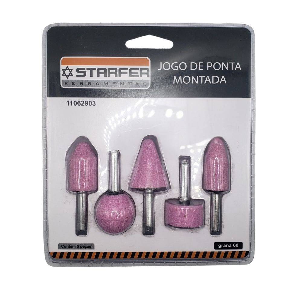 Jogo de Ponta Montada com 5 Peças - Starfer 11062903