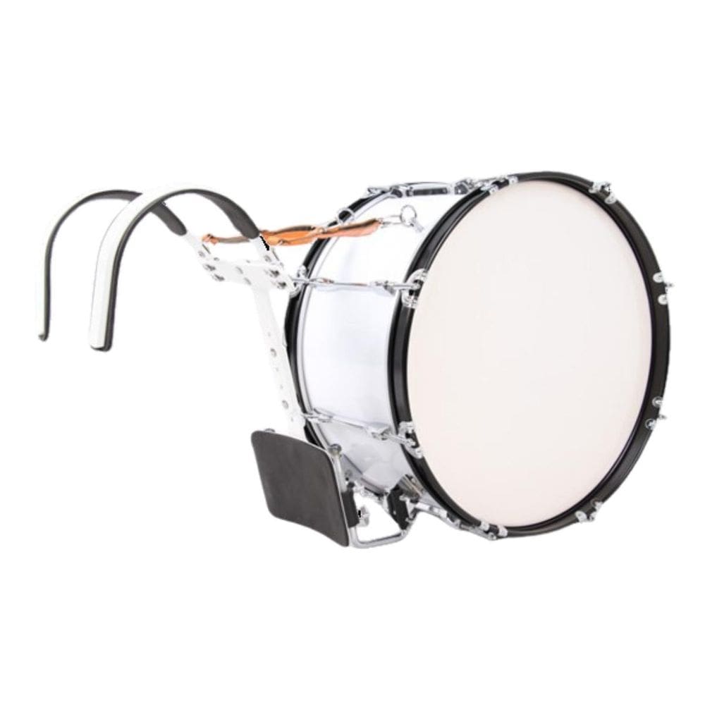 Bumbo 18 X 12 Marching Band Branco Carrier Nbjb1812 Dreamer