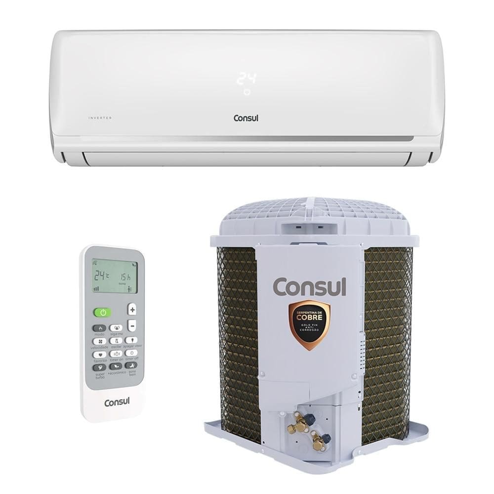 Ar-Condicionado Split Dual Inverter 12000 BTUs Consul Só Frio CBK12EBBNA 220V