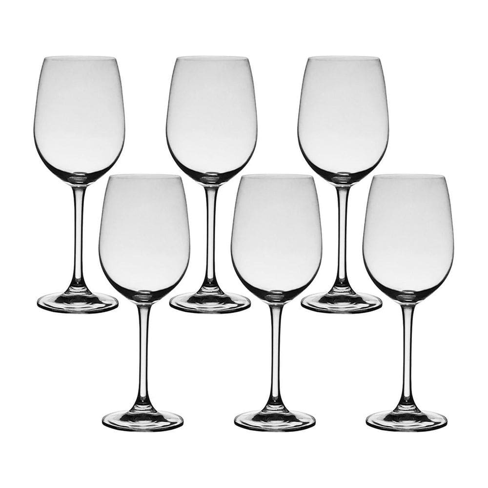 Jogo 6 Taças De Cristal Água/Vinho 550 Ml Flamenco Bohemia