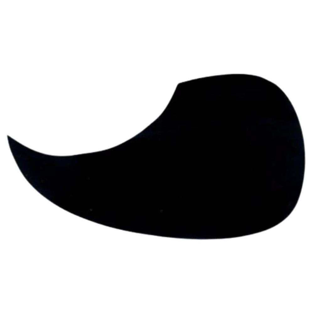 Escudo Para Violão Boca Redonda Preto Modelo Gota Canhoto