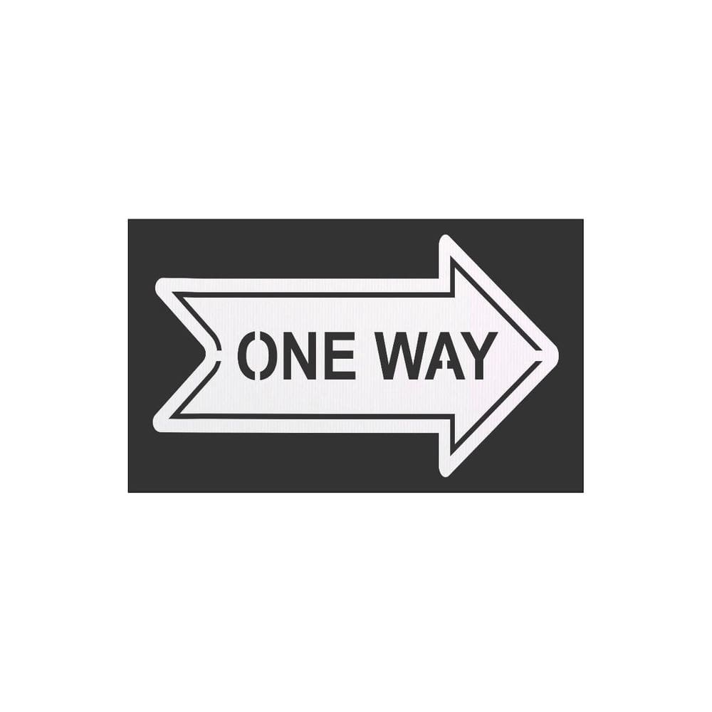 Quadro Decorativo Branco Mdf One Way 40X20Cm