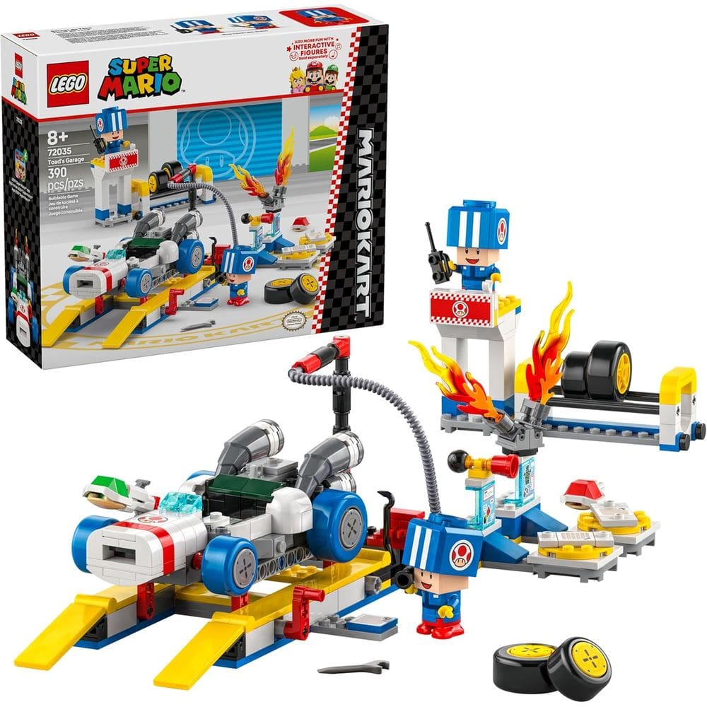 Lego Super Mario - Mario Kart - Garagem Do Toad 72035