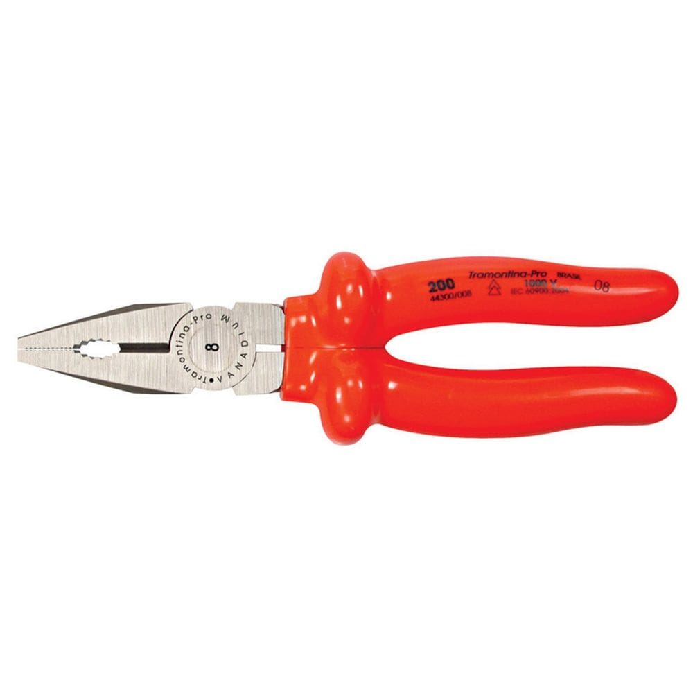 Alicate Universal Tramontina Iec 8  44300008  Isolado 1000v