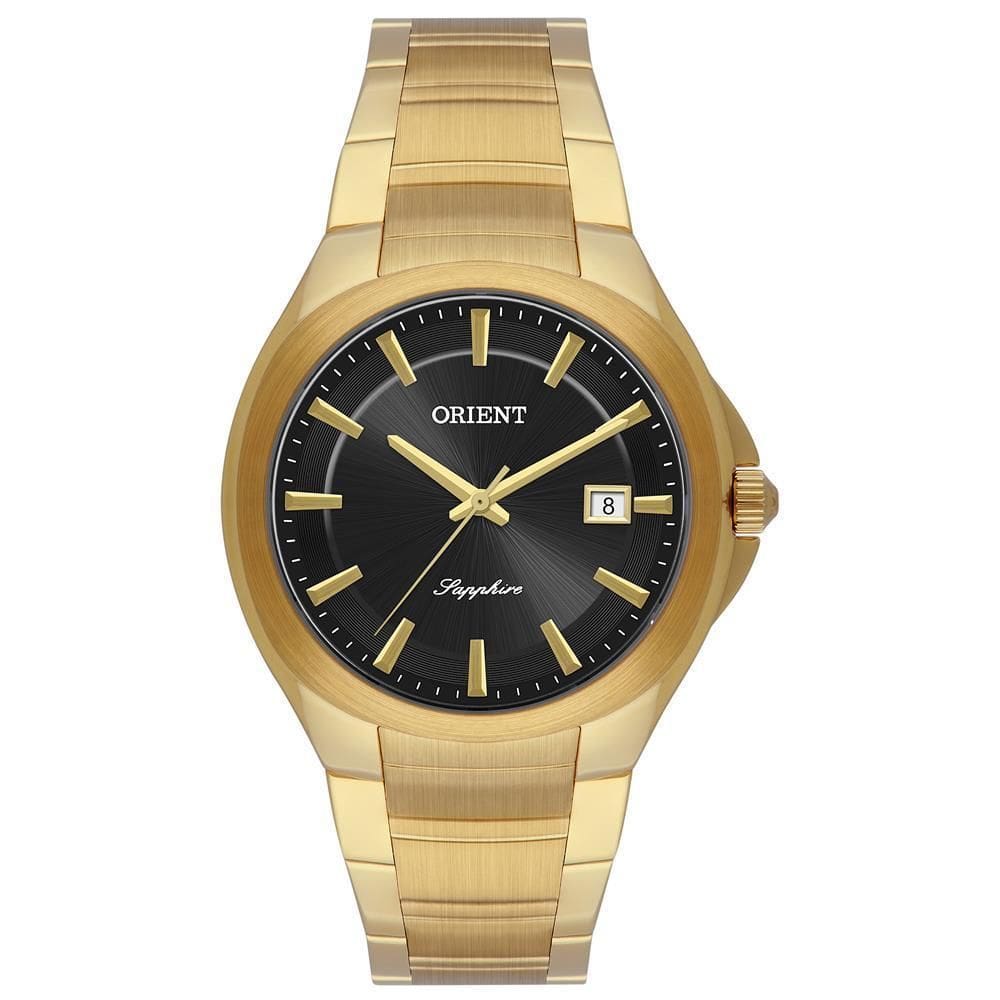 Relógio Orient Masculino Ref: Mgss1287 G1Kx Social Dourado