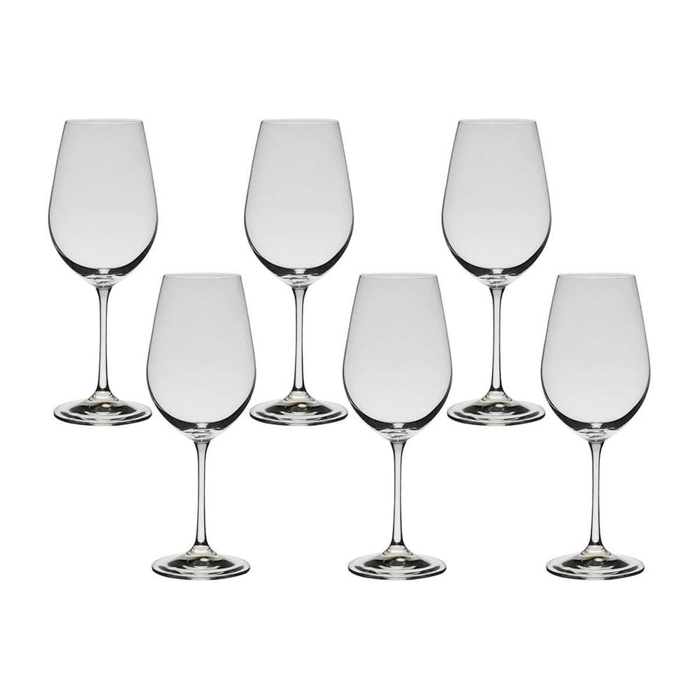 Taça De Cristal Bohemia 450 Ml Helena 6 Peças