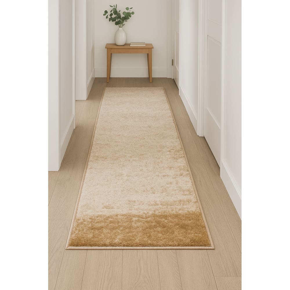Tapete Passadeira Antiderrapante Esplendor 50x180cm Jolitex - Esplendor Bege