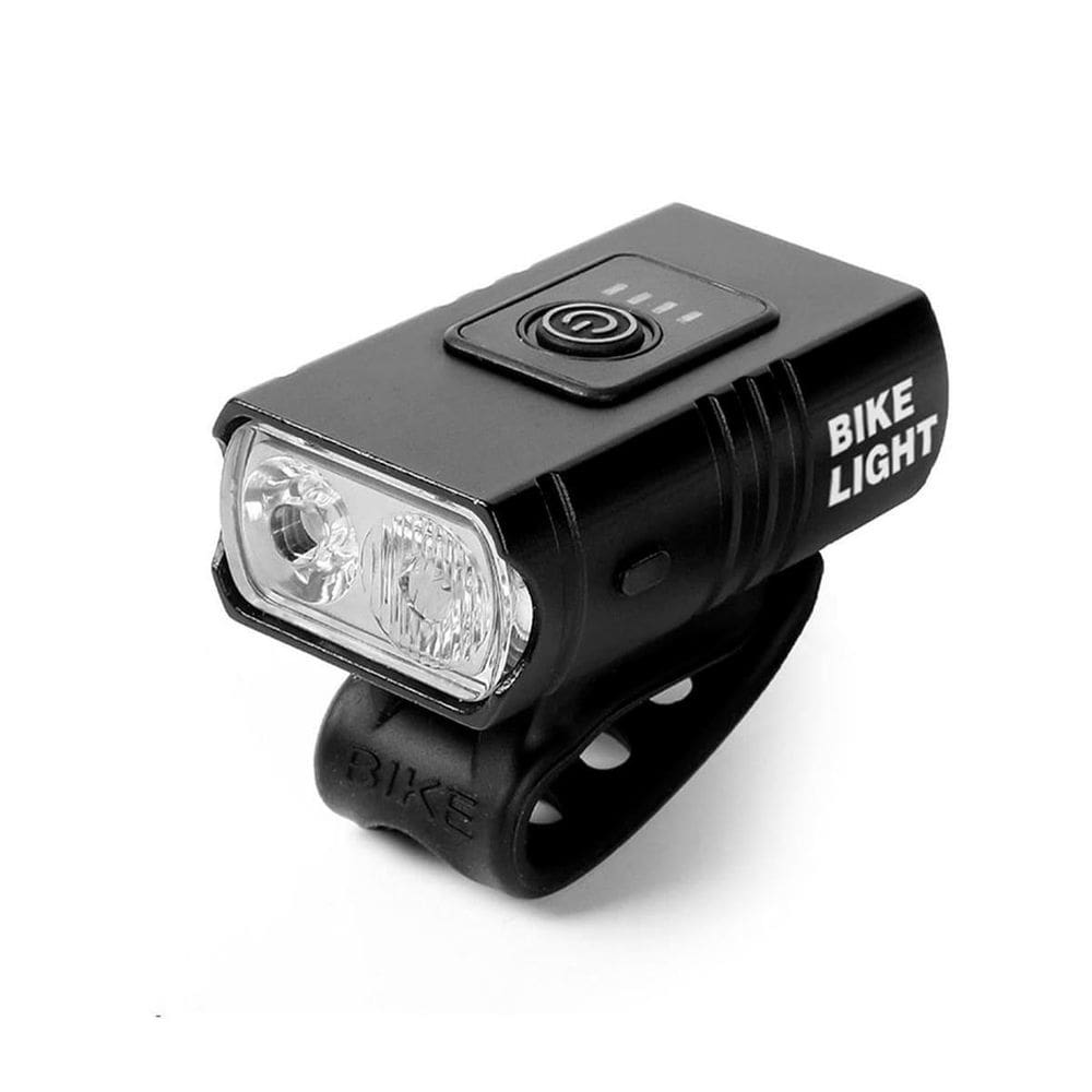 Farol Bike 3 Leds T6 Recarregável Compacto
