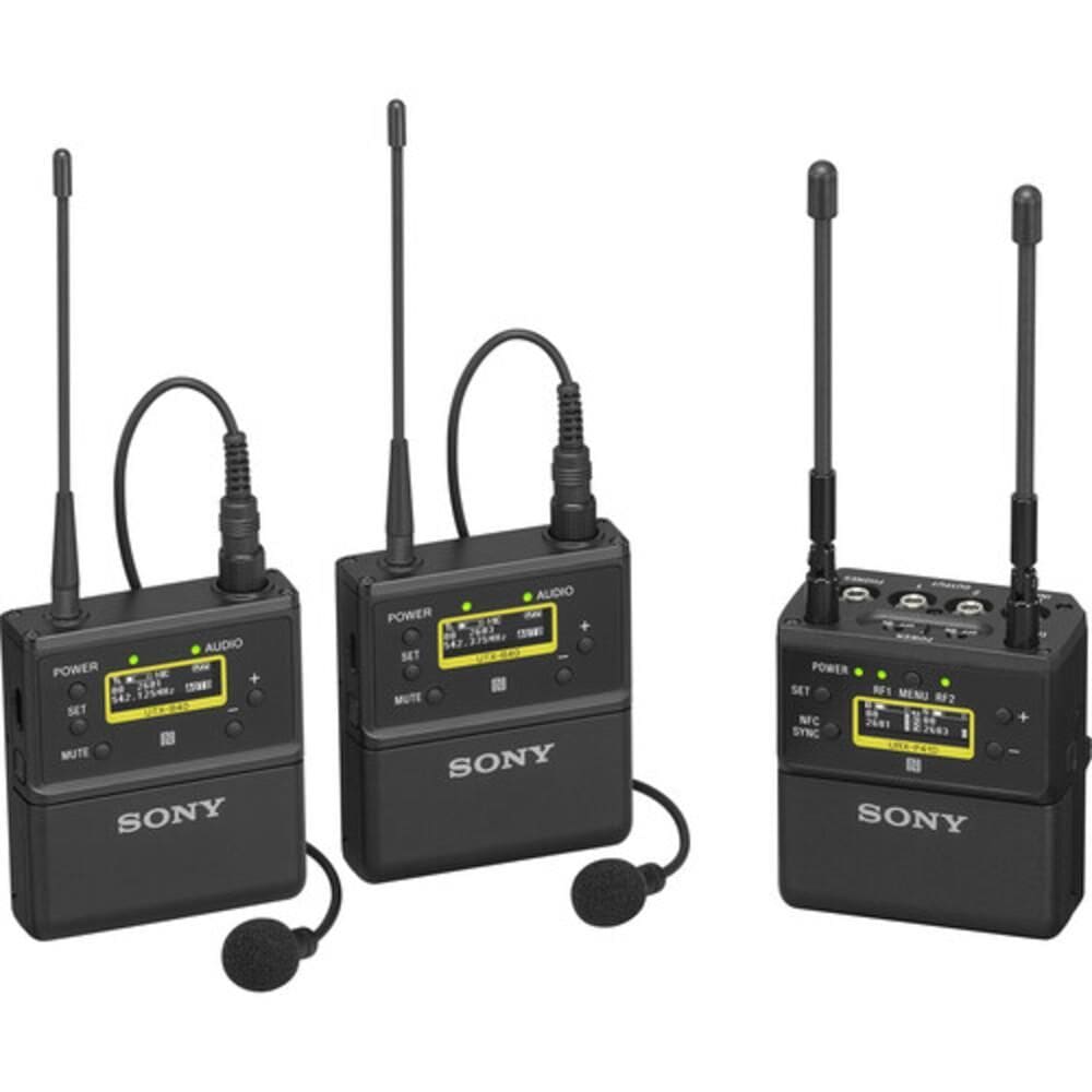 Sistema Microfone Sony Uwp-D27 Para Câmera De 2 Pessoas