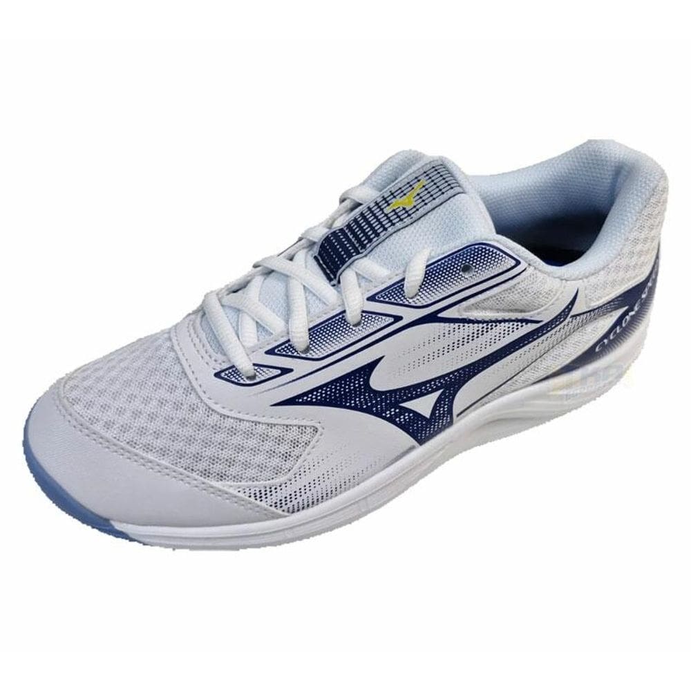 Tenis Cyclone Speed 5 Quadras bco/azl - Mizuno
